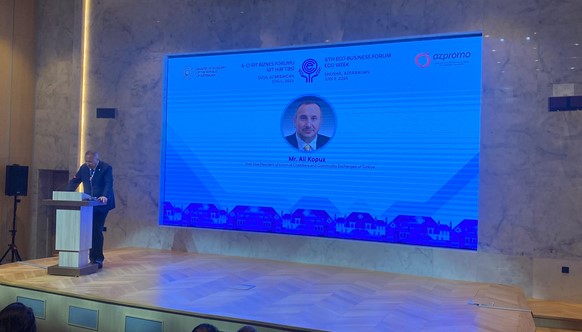 BAŞKAN ALİ KOPUZ AZERBAYCAN’DA